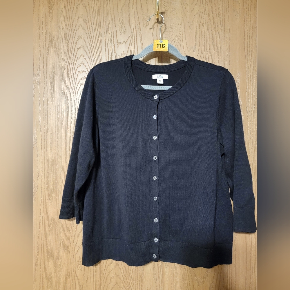 Croft&Barrow XXL Black Sweater Like New